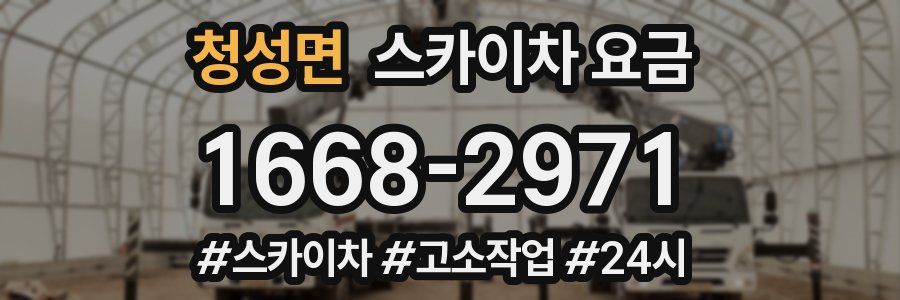 청성면 스카이차 요금