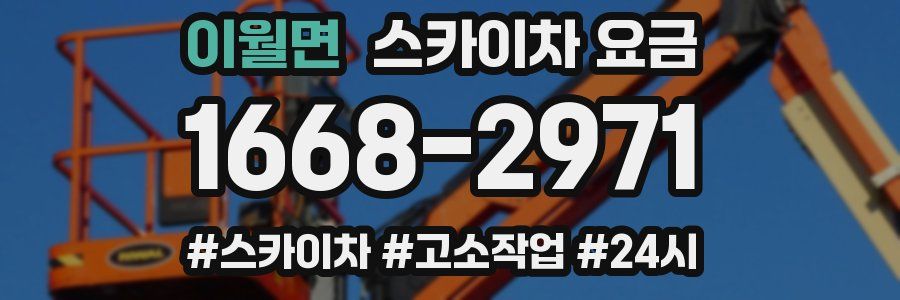 이월면 스카이차 요금