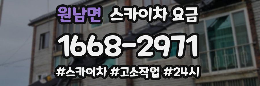 원남면 스카이차 요금