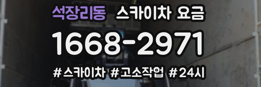 석장리동 스카이차 요금