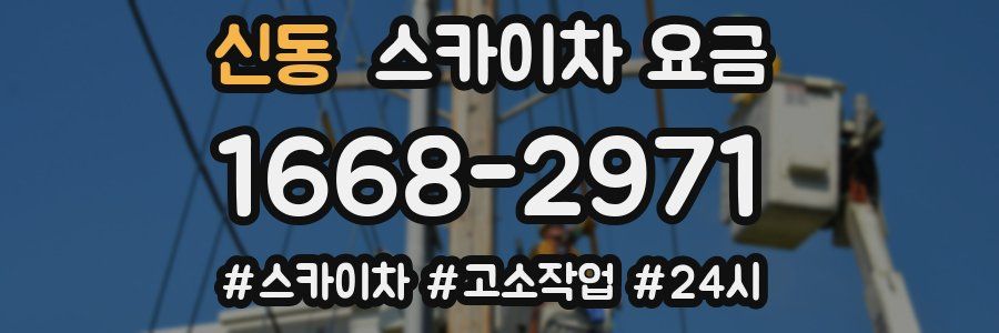 신동 스카이차 요금