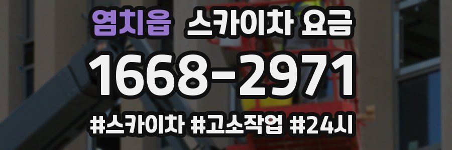 염치읍 스카이차 요금