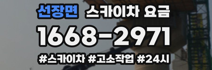 선장면 스카이차 요금