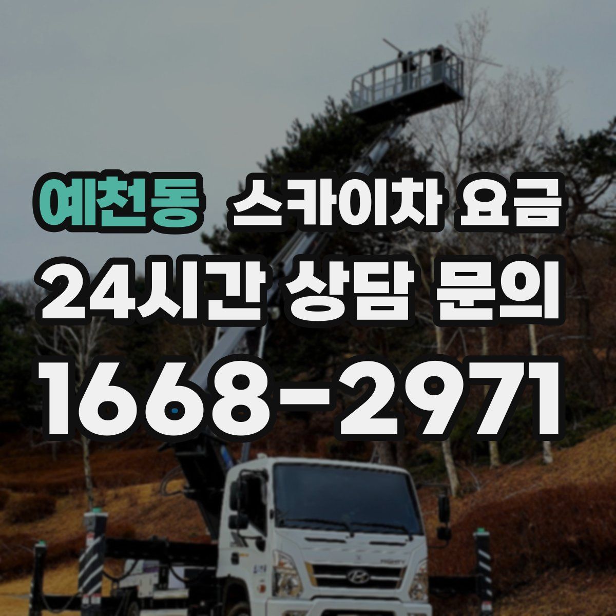 예천동 스카이차 요금