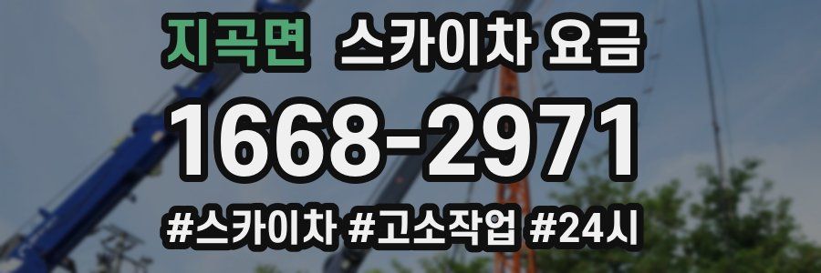 지곡면 스카이차 요금