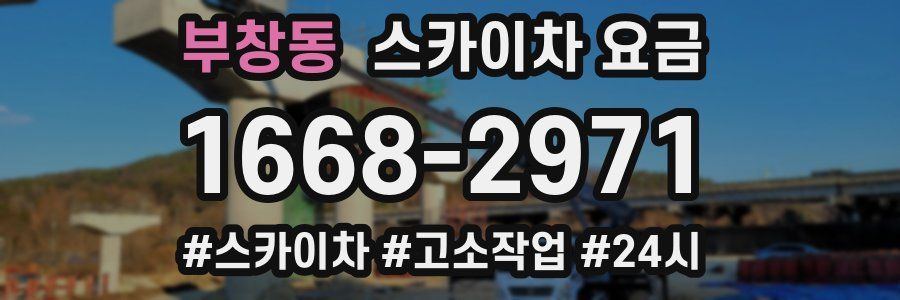 부창동 스카이차 요금