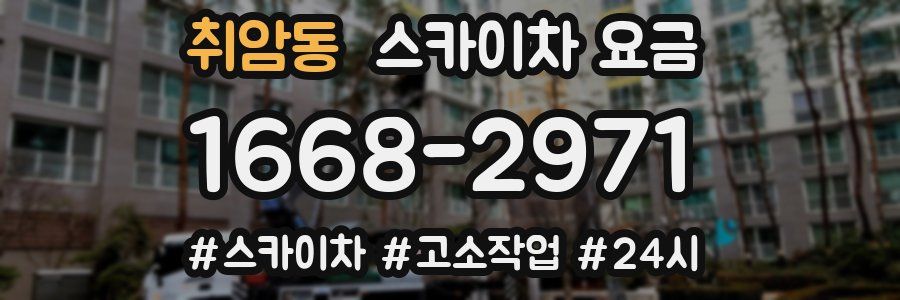 취암동 스카이차 요금