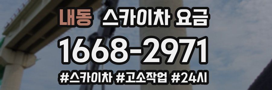 내동 스카이차 요금