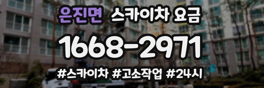 은진면 스카이차 요금