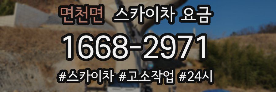 면천면 스카이차 요금