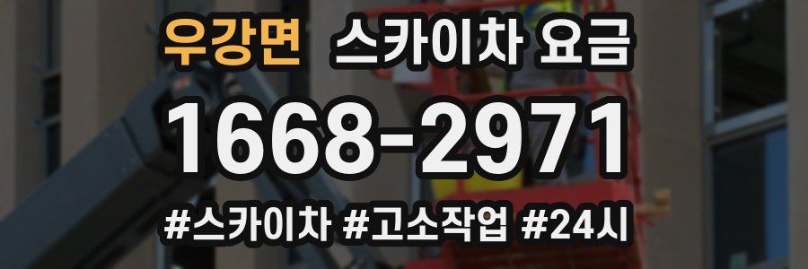 우강면 스카이차 요금