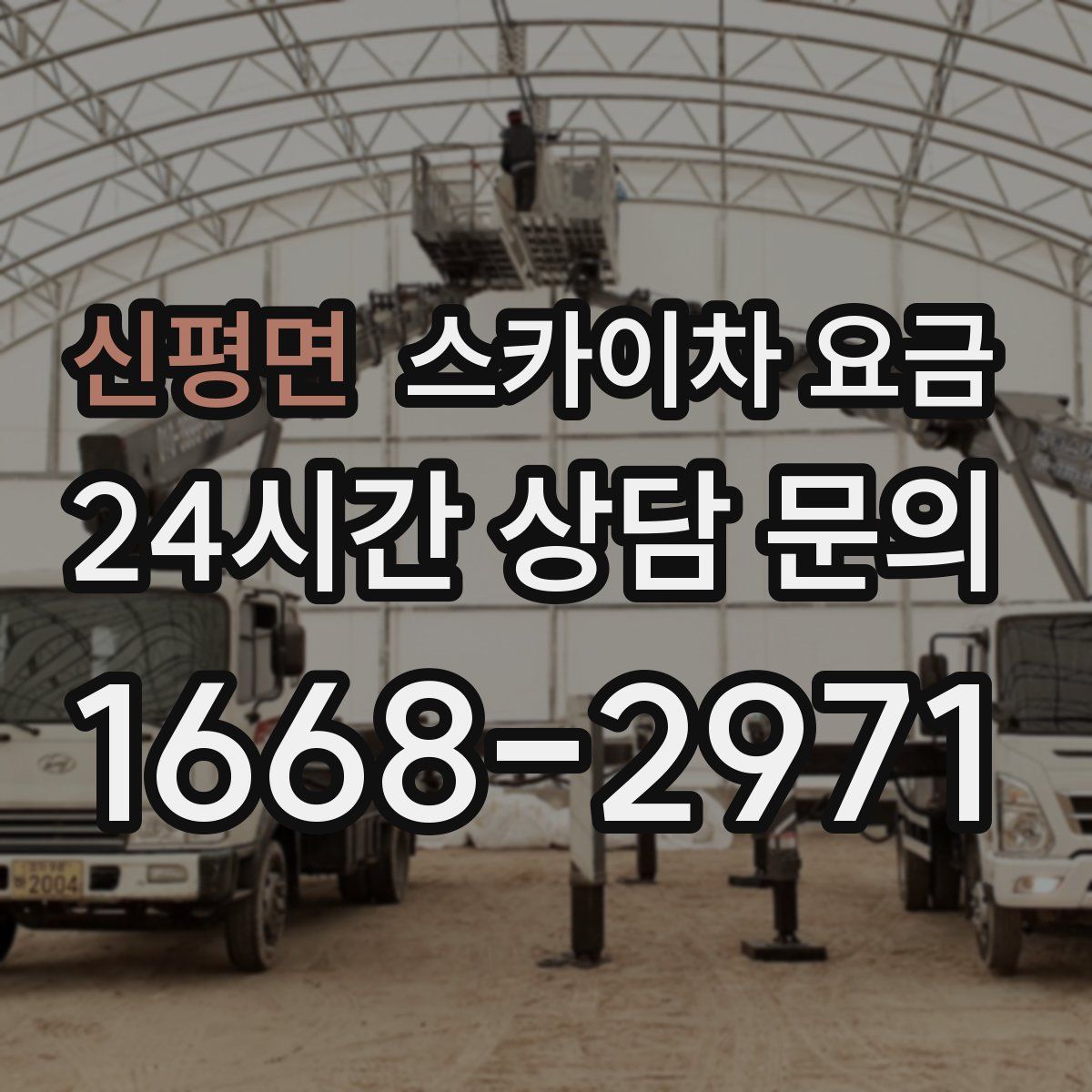 신평면 스카이차 요금