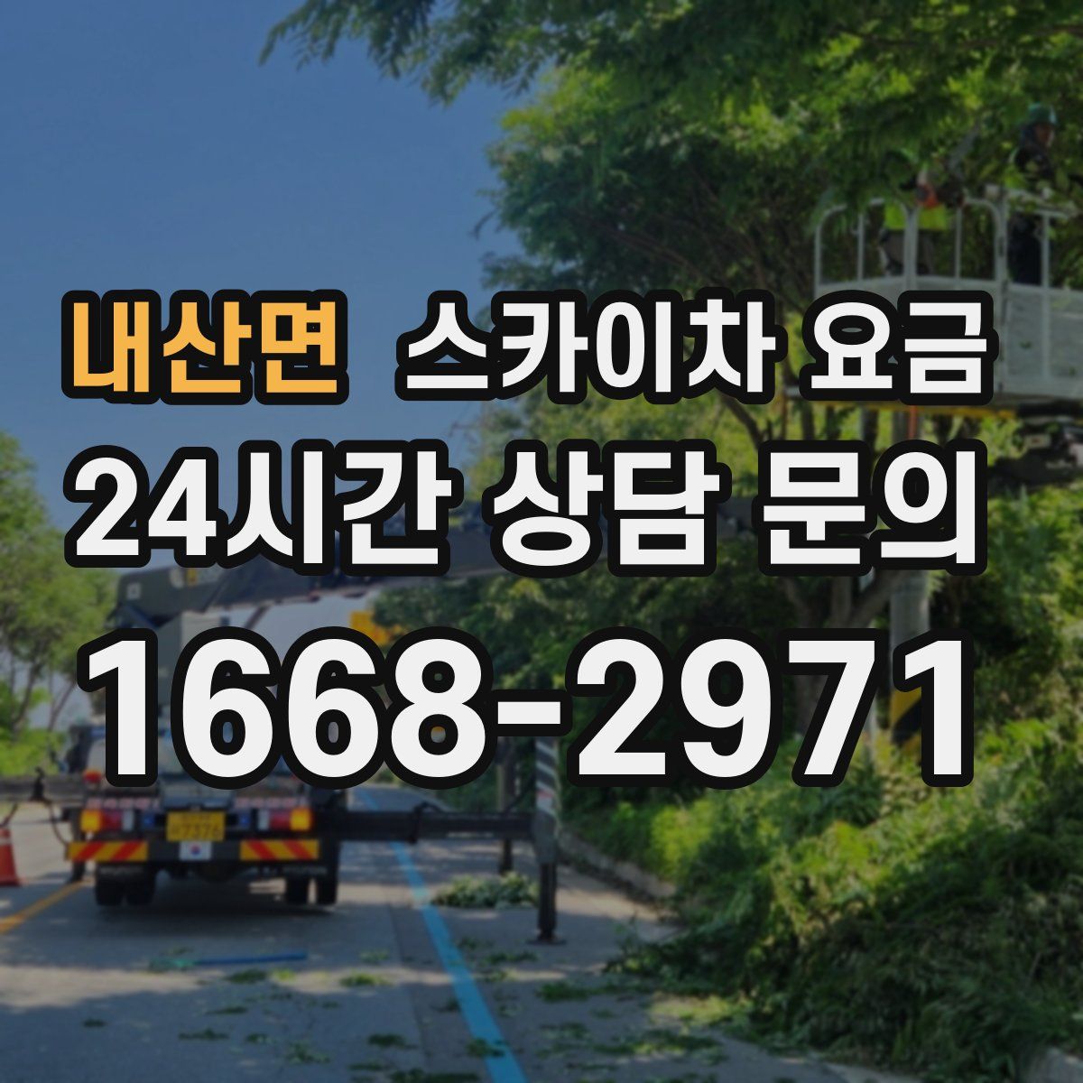 내산면 스카이차 요금