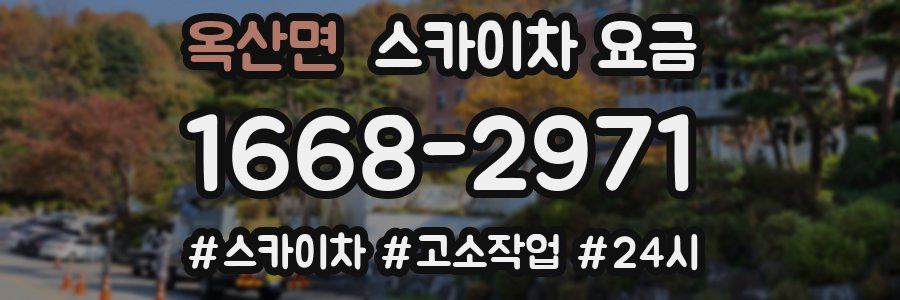 옥산면 스카이차 요금