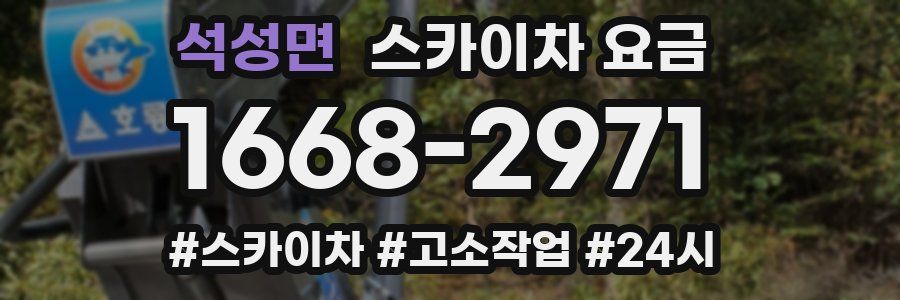 석성면 스카이차 요금