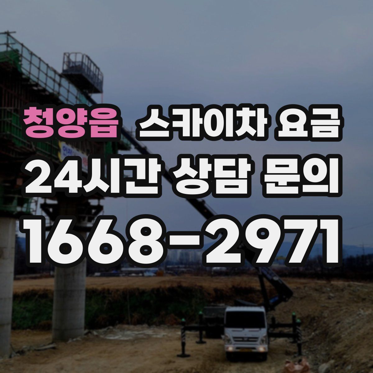 청양읍 스카이차 요금