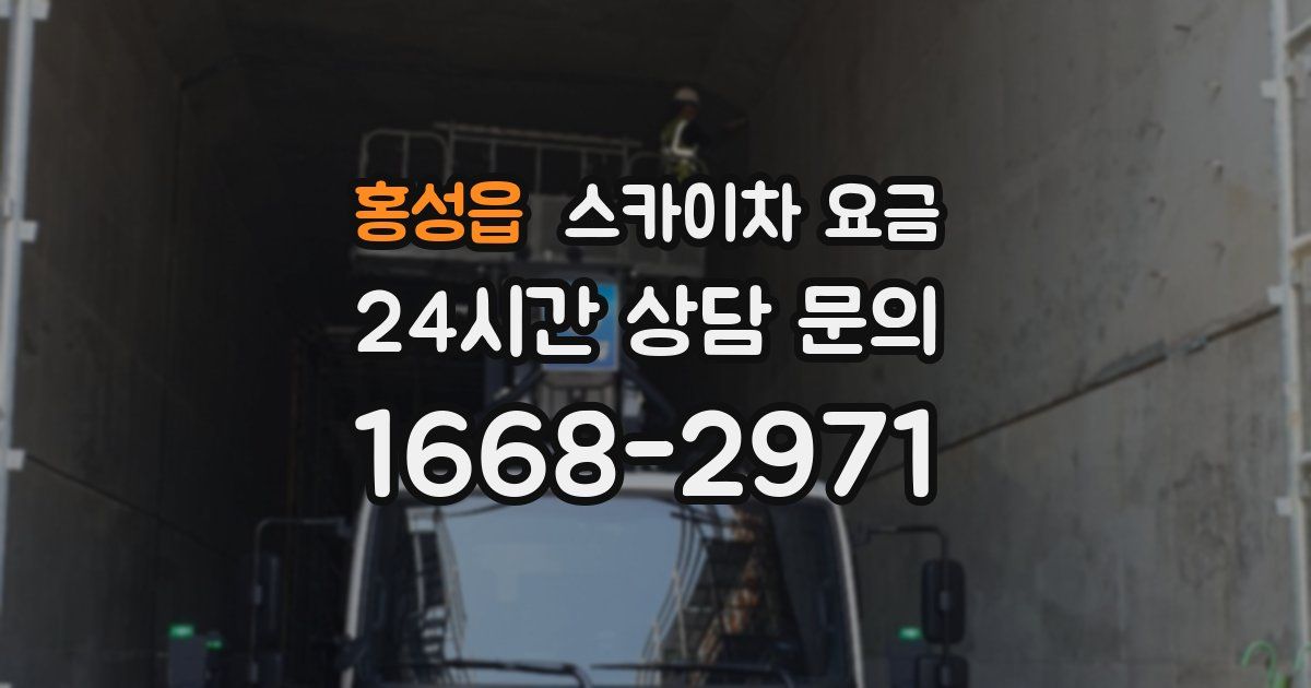 홍성읍 스카이차 요금