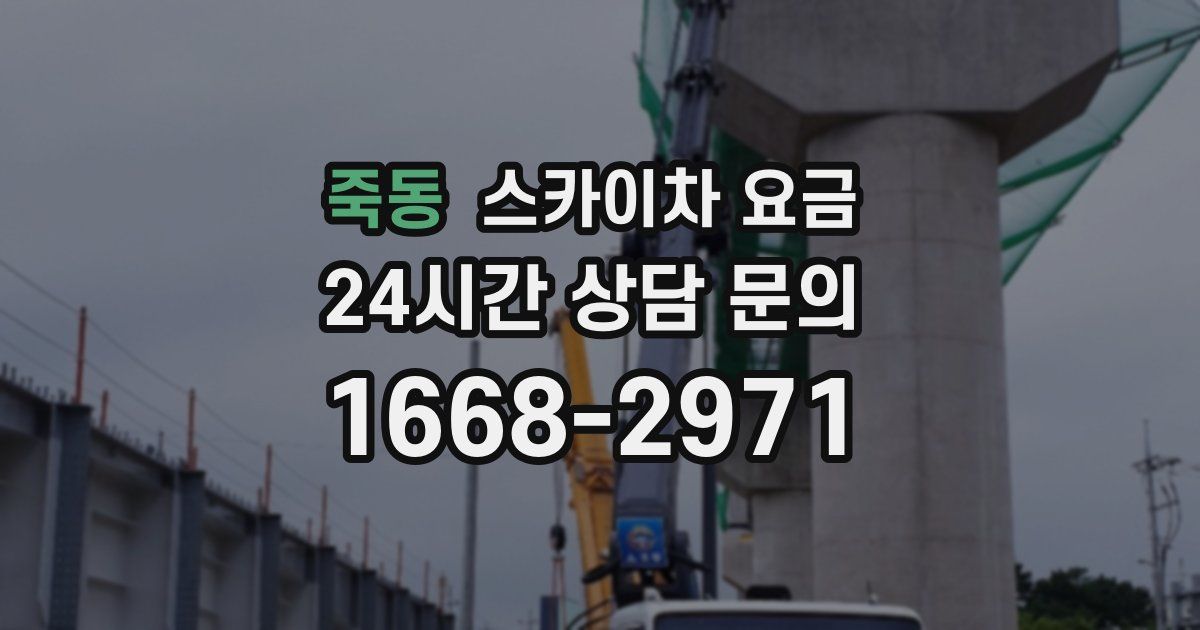 죽동 스카이차 요금