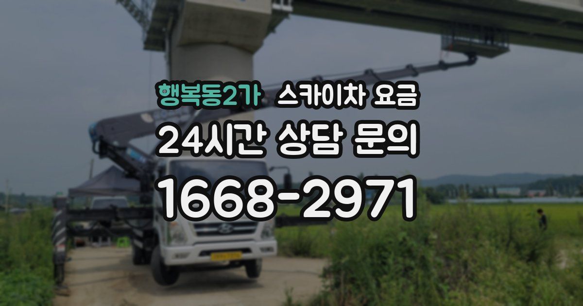 행복동2가 스카이차 요금