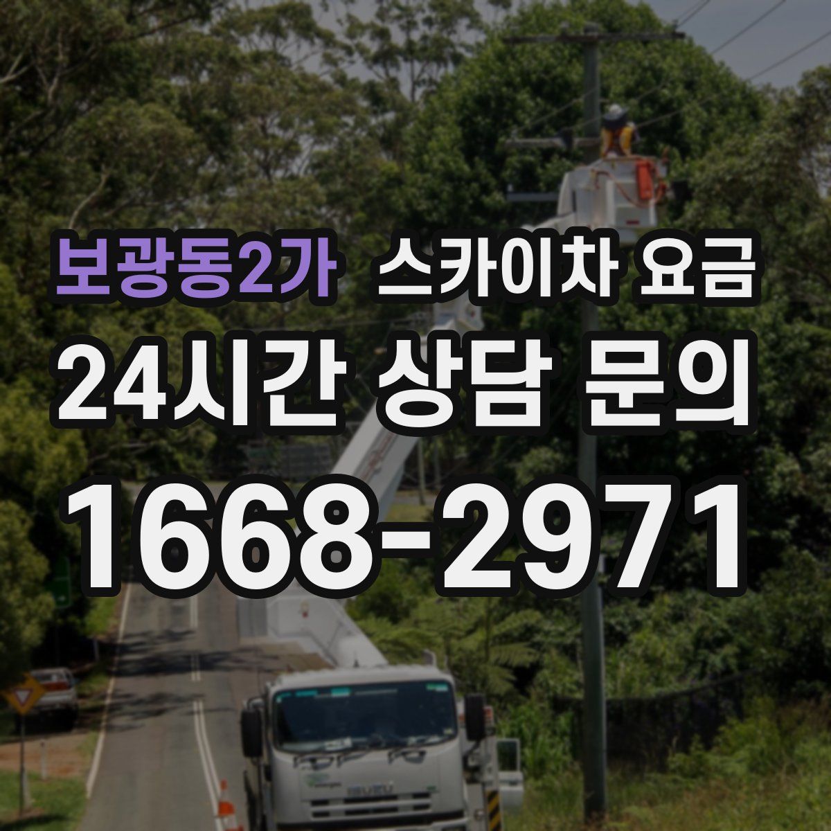 보광동2가 스카이차 요금