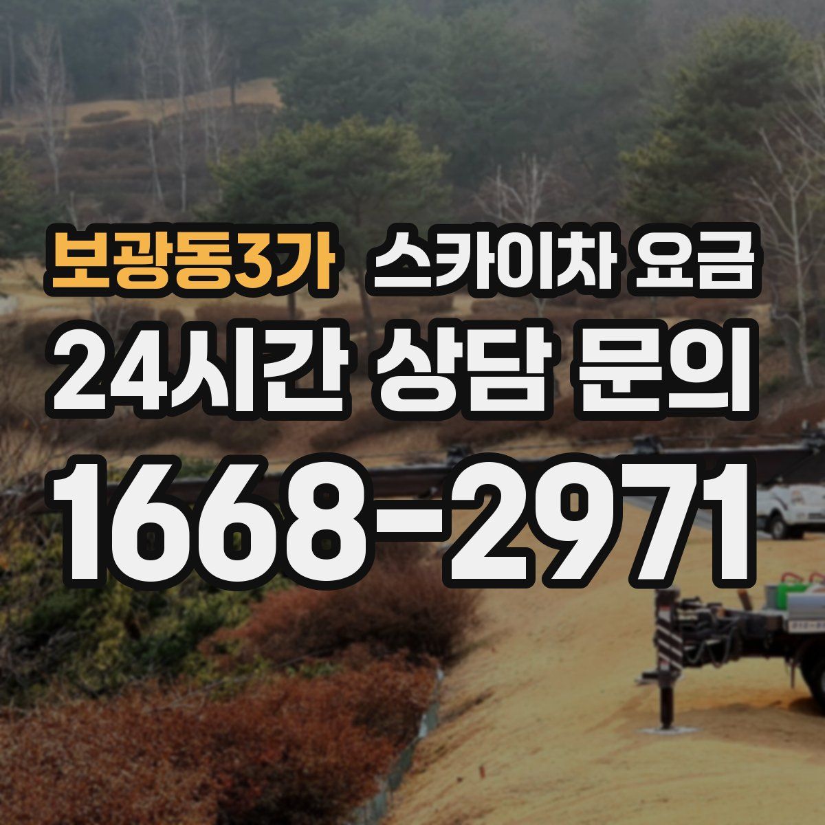 보광동3가 스카이차 요금