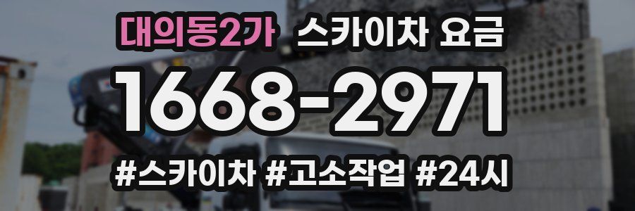 대의동2가 스카이차 요금