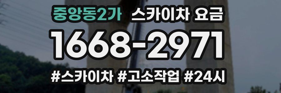 중앙동2가 스카이차 요금