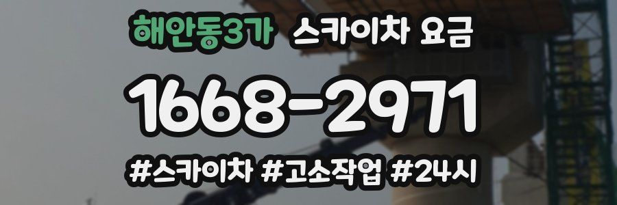 해안동3가 스카이차 요금