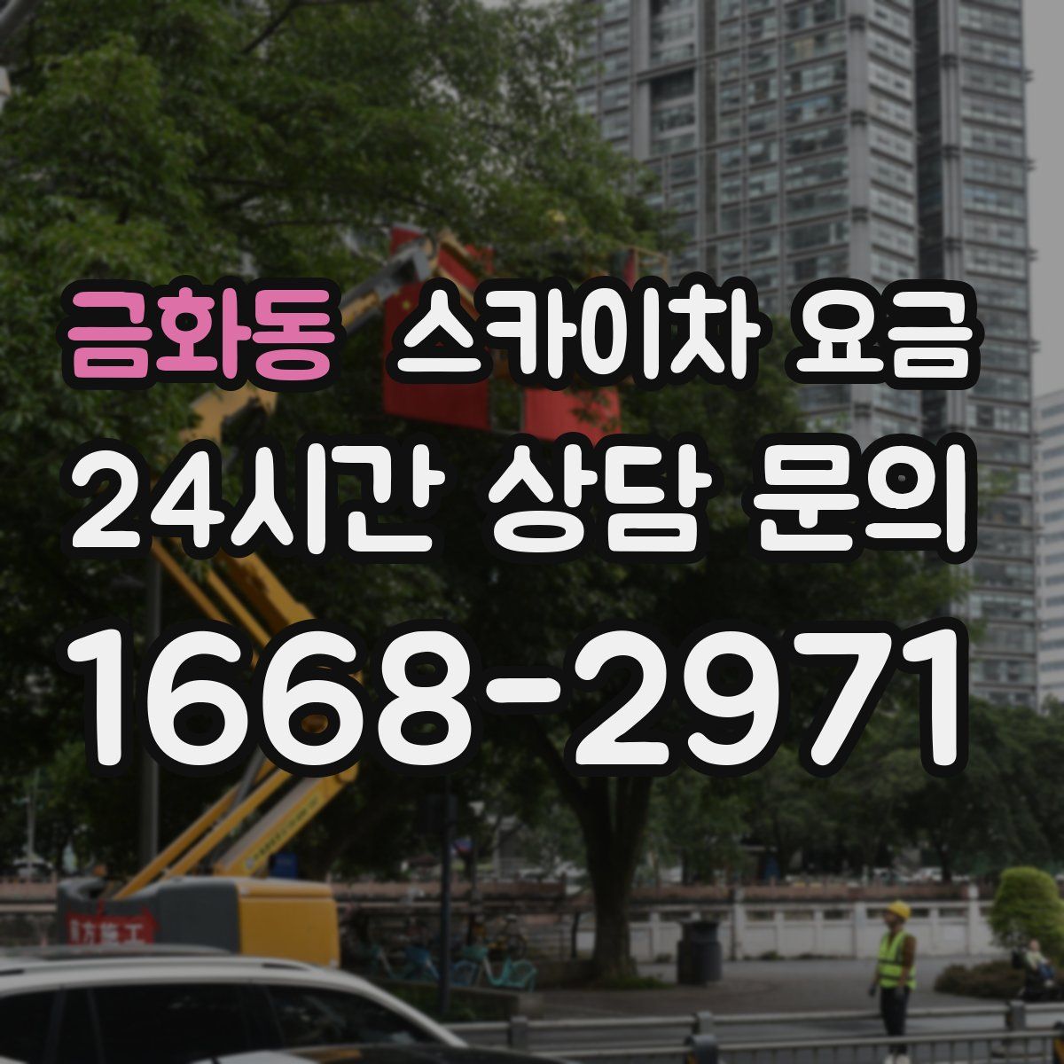 금화동 스카이차 요금