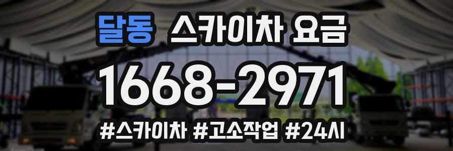 달동 스카이차 요금