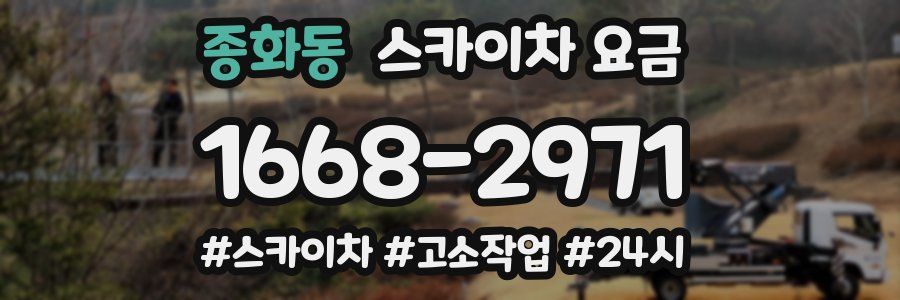 종화동 스카이차 요금