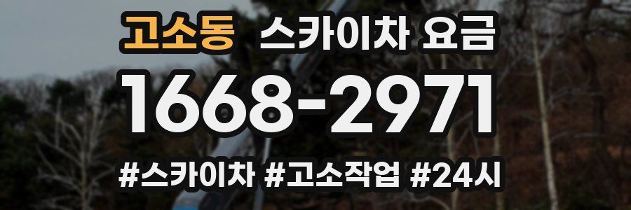 고소동 스카이차 요금
