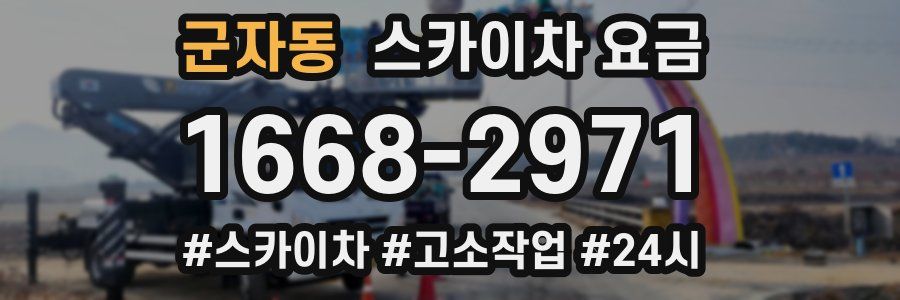 군자동 스카이차 요금