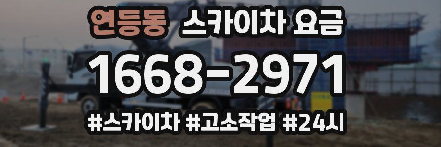 연등동 스카이차 요금