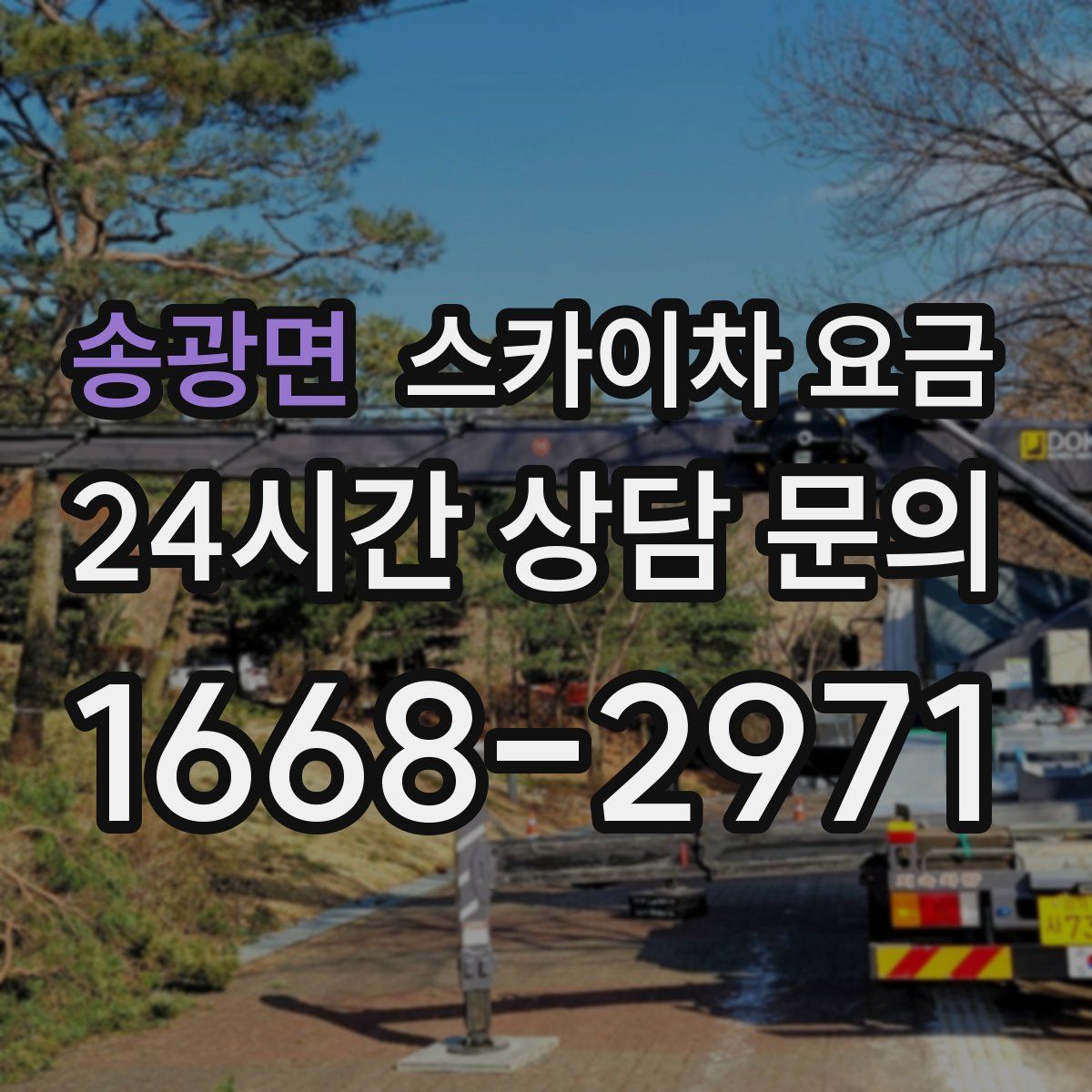 송광면 스카이차 요금