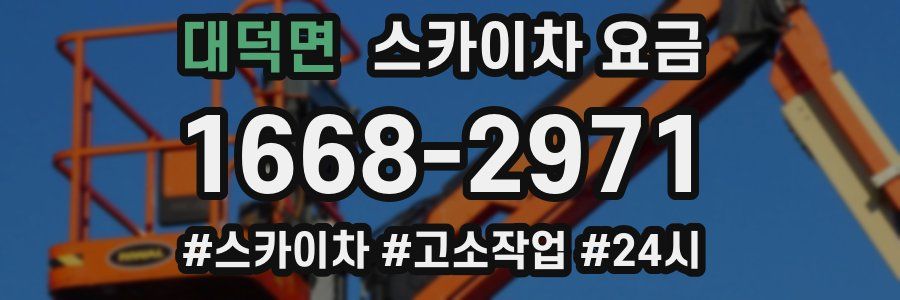 대덕면 스카이차 요금