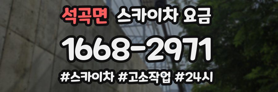 석곡면 스카이차 요금