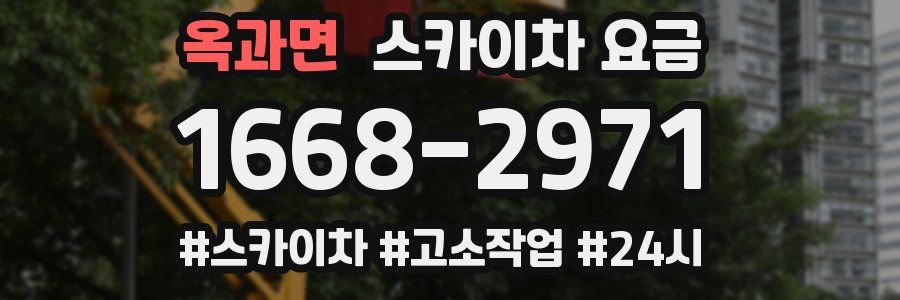 옥과면 스카이차 요금