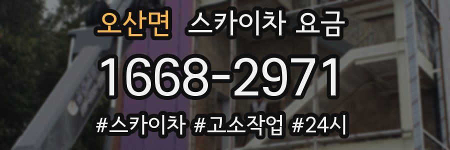 오산면 스카이차 요금