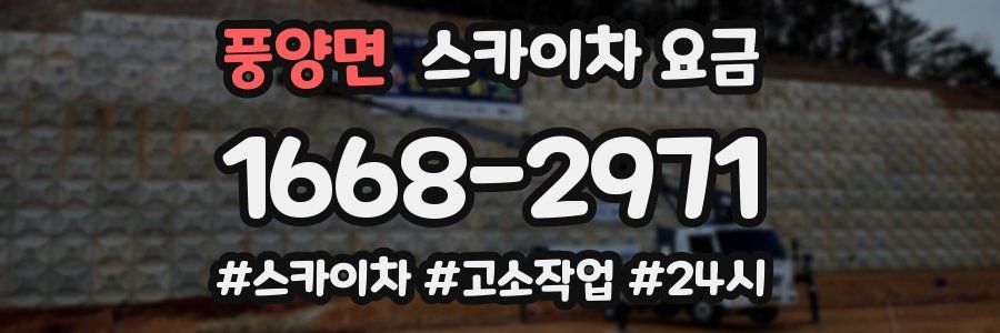 풍양면 스카이차 요금