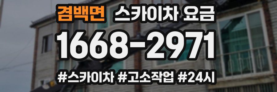 겸백면 스카이차 요금