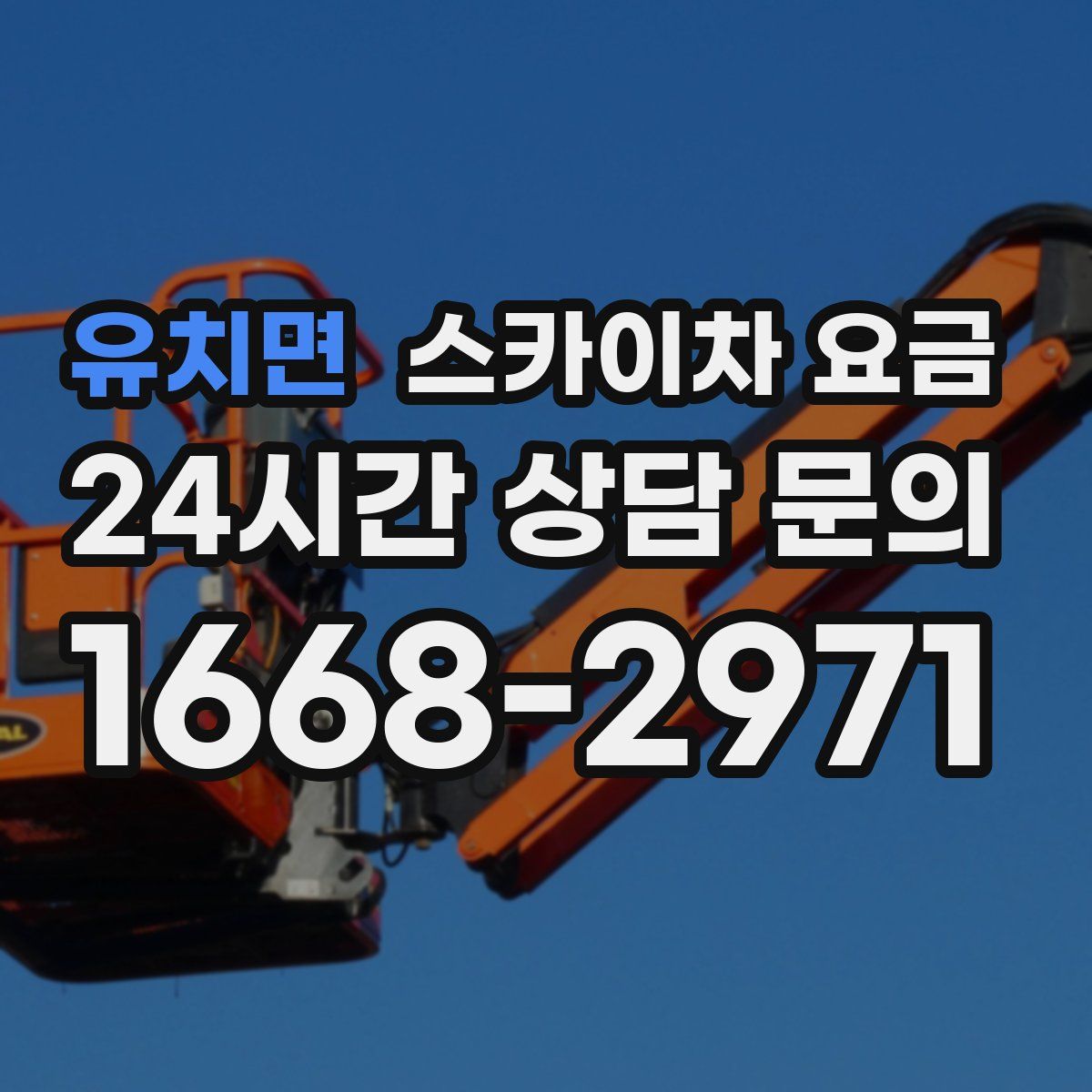 유치면 스카이차 요금