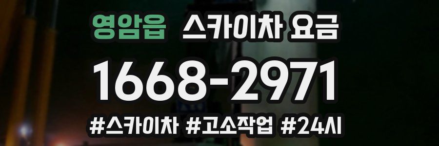 영암읍 스카이차 요금