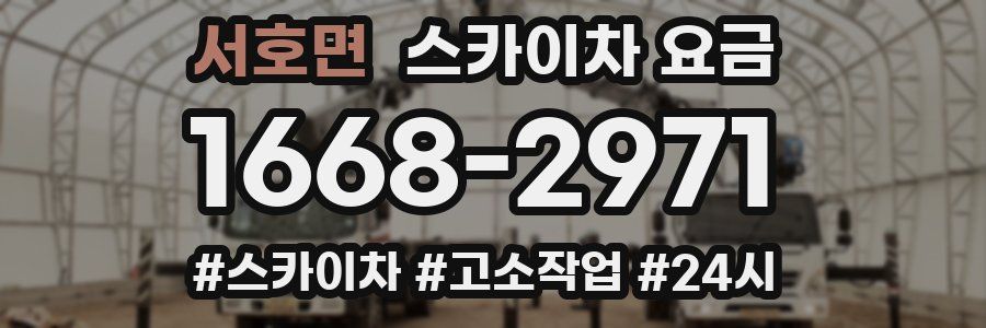 서호면 스카이차 요금