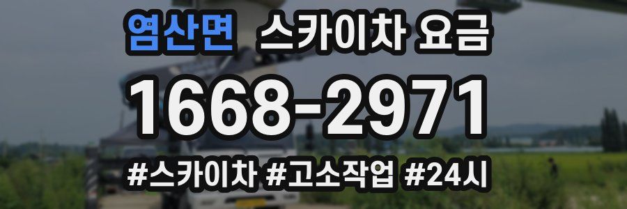 염산면 스카이차 요금