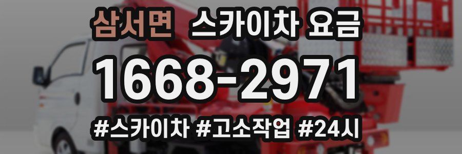 삼서면 스카이차 요금