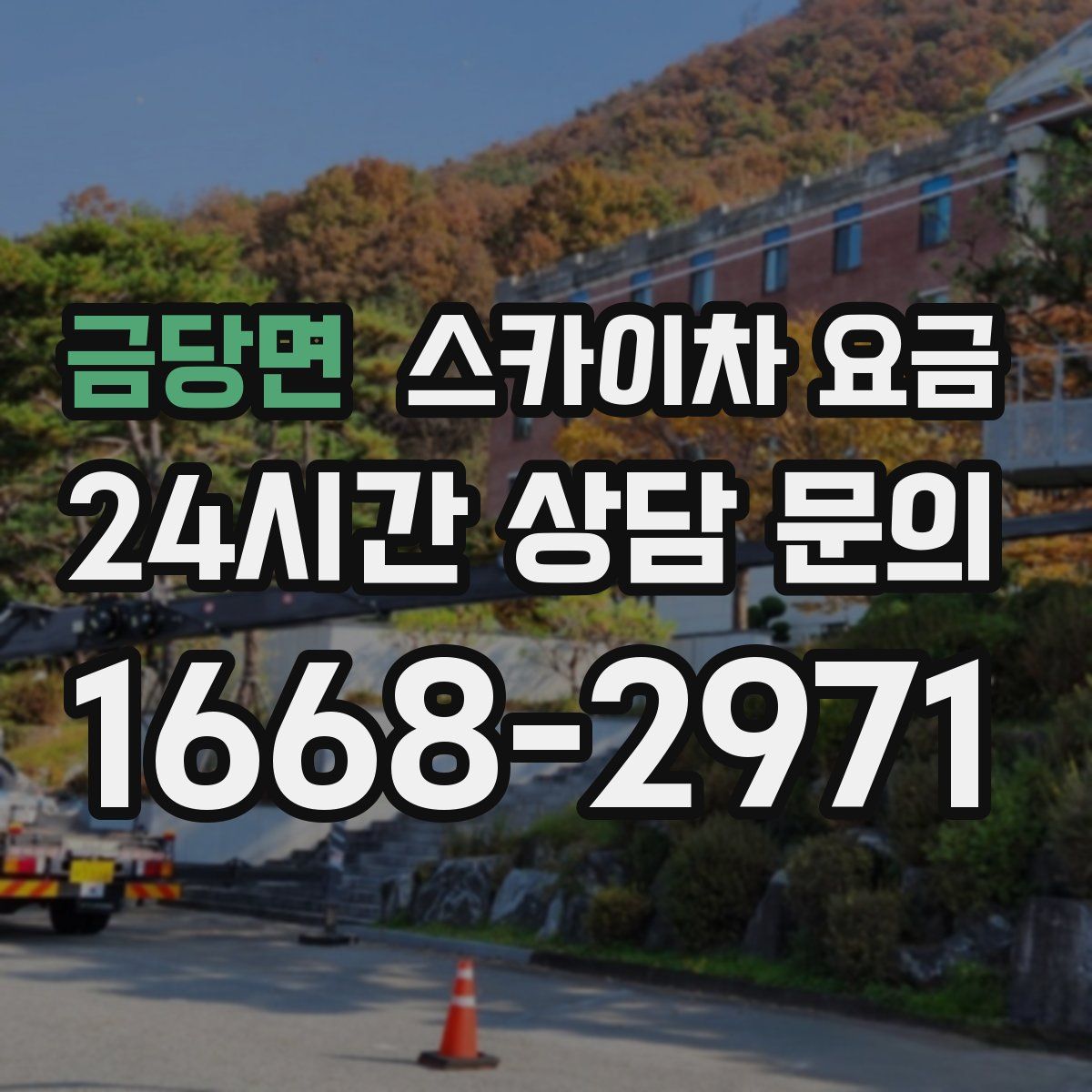 금당면 스카이차 요금