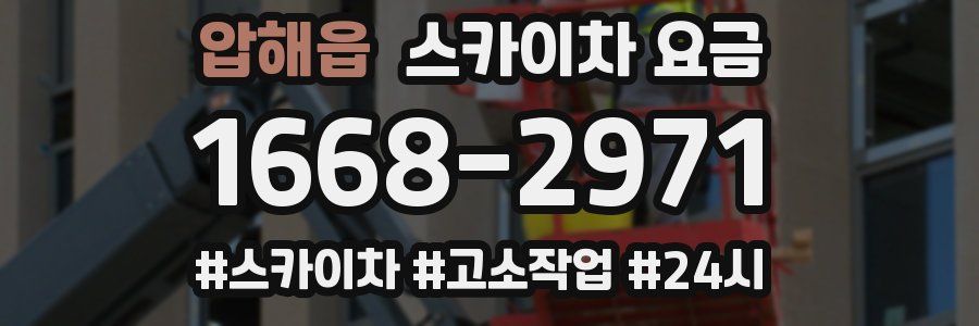 압해읍 스카이차 요금