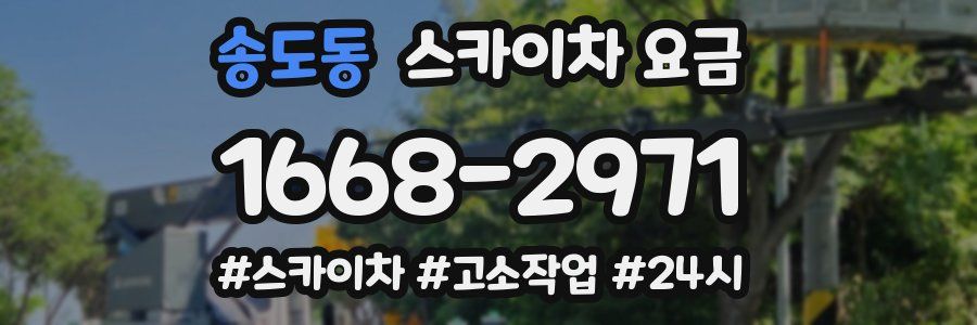 송도동 스카이차 요금