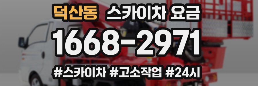 덕산동 스카이차 요금